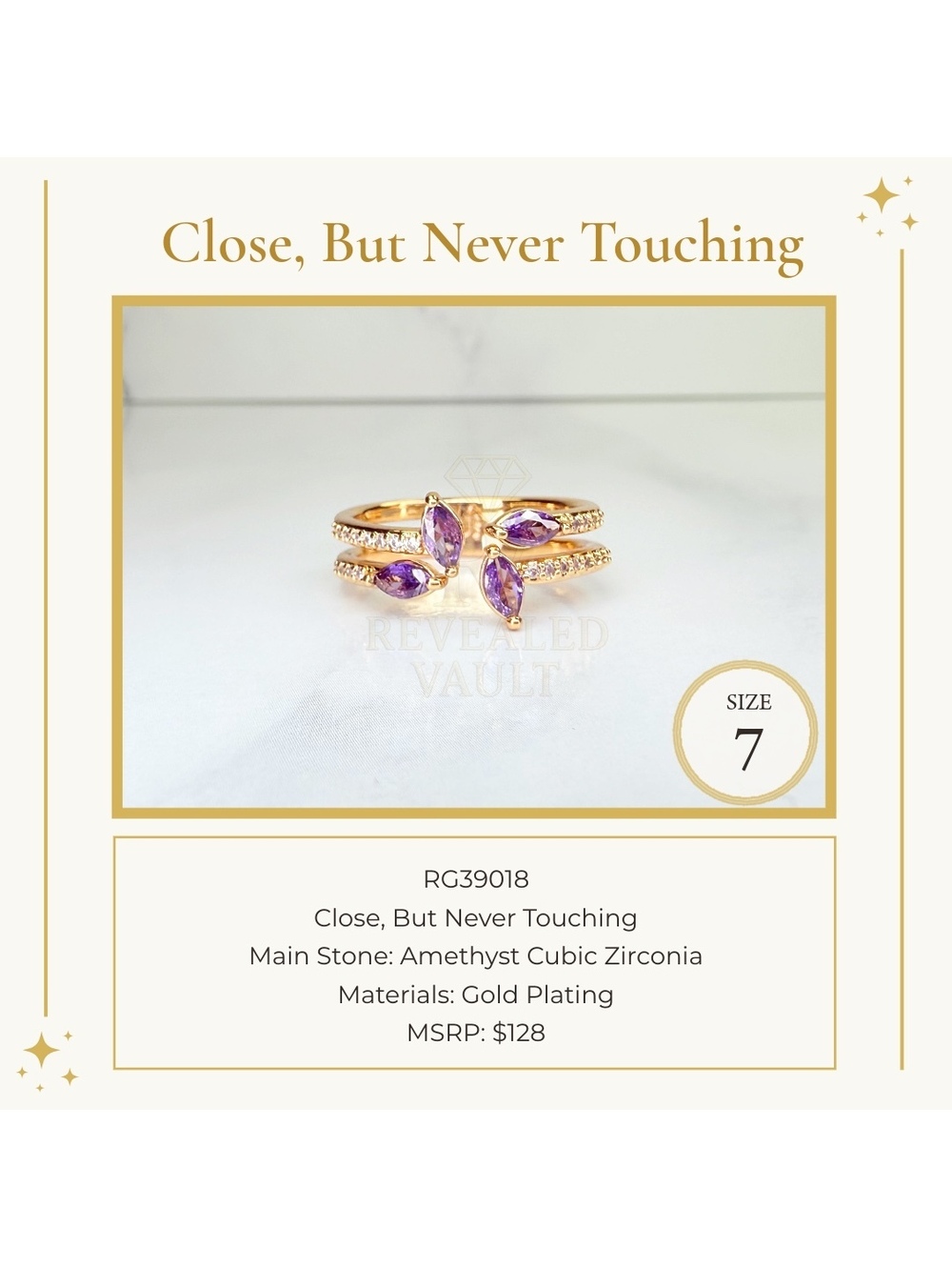 Close, But Never Touching - Size 7 - February Birthday 2026